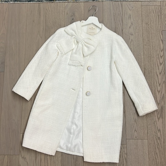 NWT kate spade Dorothy Tweed Coat, XXS - Picture 5 of 16